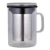 Avanti Tea Mug With Infuser Black 350ml Borosilicate