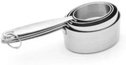 Cuisipro 4 Piece Measuring Cups Stainless Steel