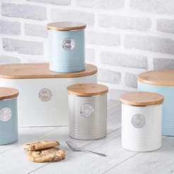 Typhoon Living Coffee Canister 1L Cream -KitchenMaster 1ac96768717a0cb324213985d9774ab5