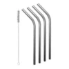 Avanti Smoothie Straws With Cleaning Brush Set Of 4