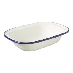 Enamel Oblong Pie Dish - Blue -KitchenMaster 1l 43a5b072 c552 4a44 b12f 7a60d123a8ab