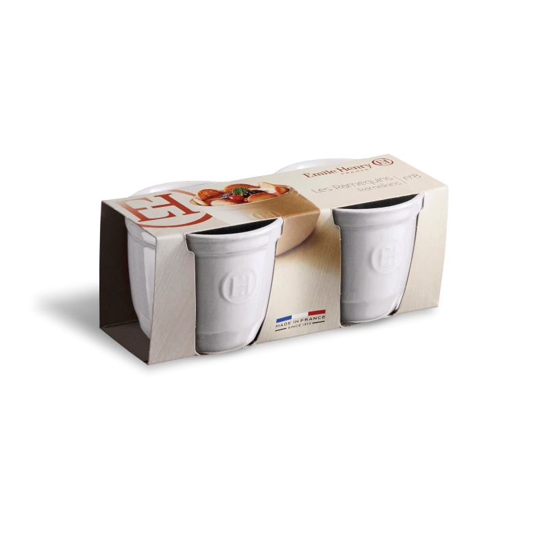 Emile Henry Ramekin Dish No8 Set Of 2 Flour 2 Emile Henry Ramekin Dish No8 Set Of 2 Flour - Image 2