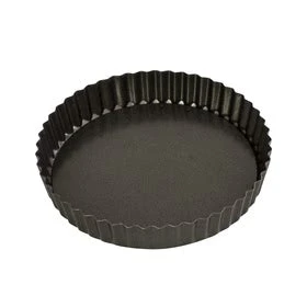 Non Stick Loose Base Round Quiche Pan 4 Non Stick Loose Base Round Quiche Pan - Image 4