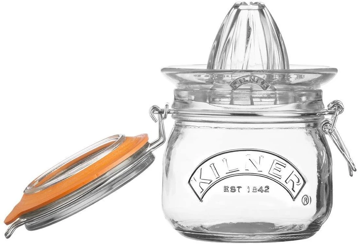 Kilner Storage Jar With Juicer Lid Clear Glass 1 Kilner Storage Jar With Juicer Lid Clear Glass