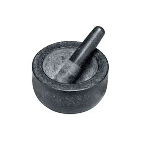 Avanti Low Profile Mortar And Pestle 20cm Black 2 Avanti Low Profile Mortar And Pestle 20cm Black - Image 2