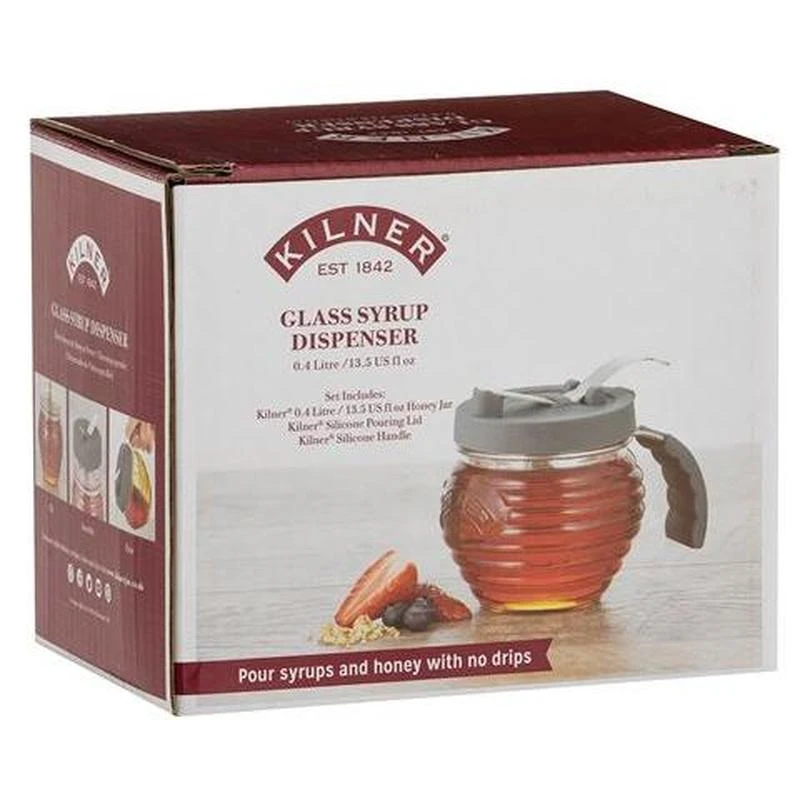 Kilner Syrup Dispenser Clear Glass 2 Kilner Syrup Dispenser Clear Glass - Image 2