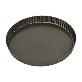Non Stick Loose Base Round Quiche Pan 2 Non Stick Loose Base Round Quiche Pan - Image 2