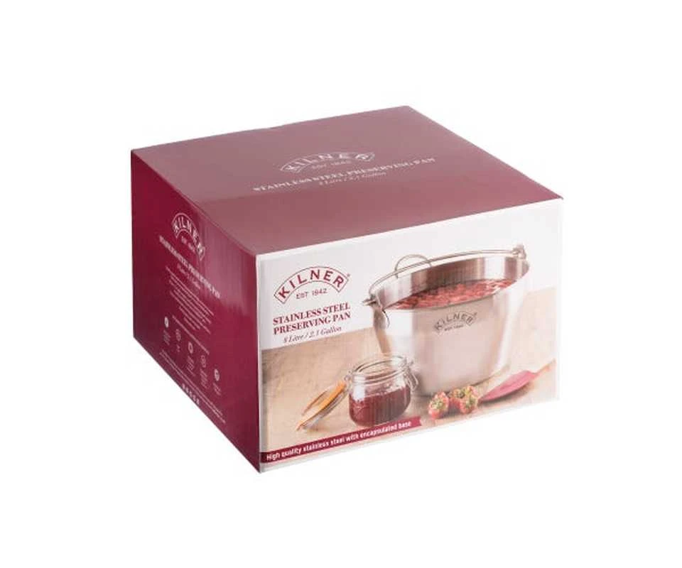 Kilner Original Stainless Steel Jam Pan Silver 4 Kilner Original Stainless Steel Jam Pan Silver - Image 4