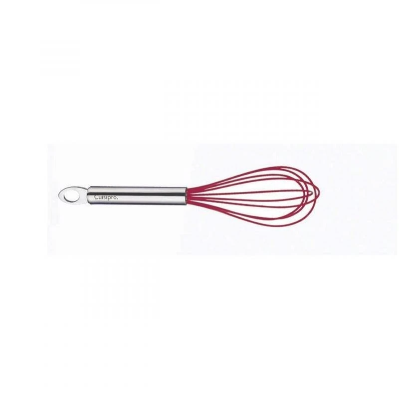 Cuisipro Stainless Steel Egg Whisk - Red 1 Cuisipro Stainless Steel Egg Whisk - Red