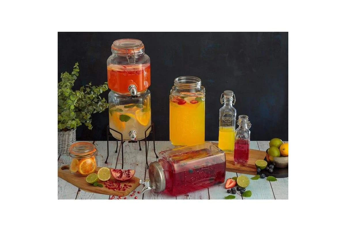 Kilner Stackable Drinks Dispenser Set Clear Glass 2 Kilner Stackable Drinks Dispenser Set Clear Glass - Image 2