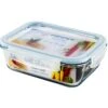 Rectangle Glass Container Clear 1500ml