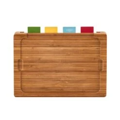Eco Bamboo Multi Cutting Board -KitchenMaster 49090 WI ECO BAMBOO MULTI BOARD standing 2 WEB