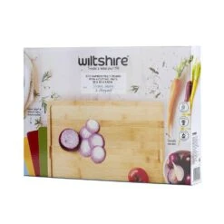 Eco Bamboo Multi Cutting Board -KitchenMaster 49090WIECOBambooMultiBoardIPweb