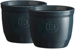 Emile Henry Ramekin Dish No8 Set Of 2 Blue Flame