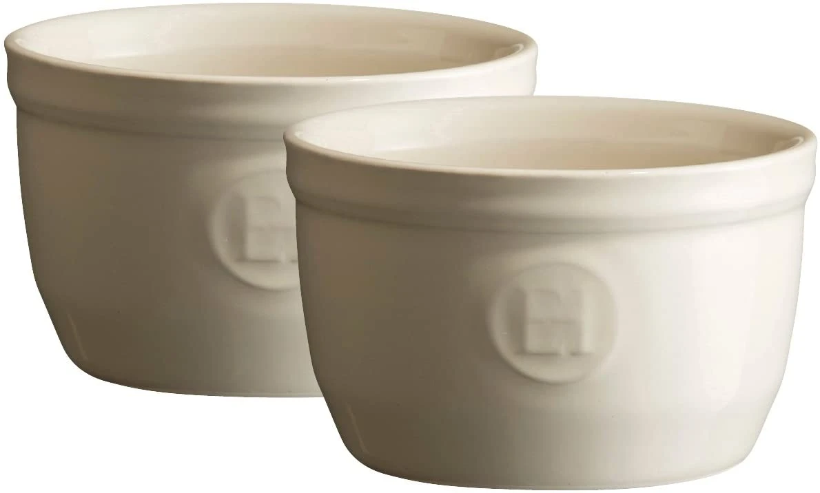 Emile Henry Ramekin Dish No9 Set Of 2 Clay 1 Emile Henry Ramekin Dish No9 Set Of 2 Clay
