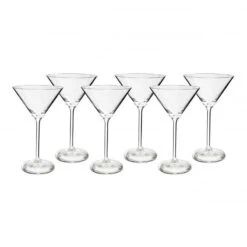 Maxima Martini Glass Set Of 6 210ml