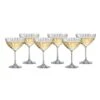 Waterfall Cocktail Coupe Glass Set Of 6 340ml
