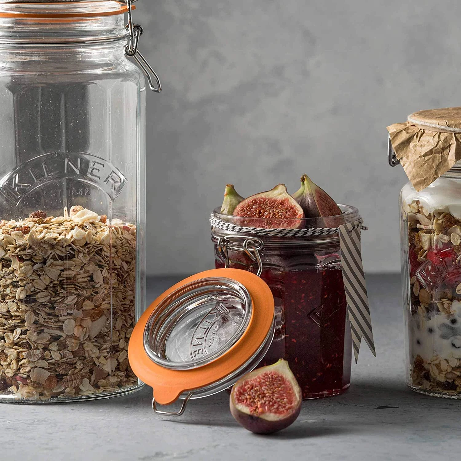 Kilner Facetted Clip To Jar 3 Kilner Facetted Clip To Jar - Image 3