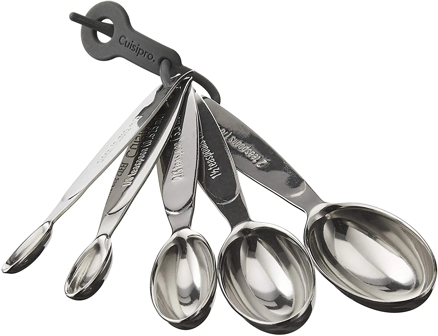 Cuisipro Odd Size Spoons 5 Piece Set Stainless Steel 2 Cuisipro Odd Size Spoons 5 Piece Set Stainless Steel - Image 2