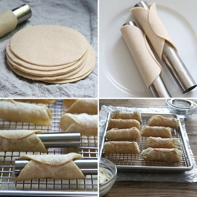 Avanti Cannoli Mould - Set Of 4 Stainless Steel 2 Avanti Cannoli Mould - Set Of 4 Stainless Steel - Image 2