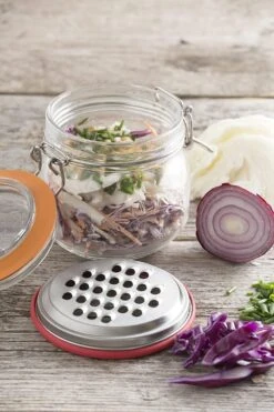 Kilner Storage Jar With Grater Lid Clear Glass -KitchenMaster 91mOC 2BNJpbL. AC SL1500