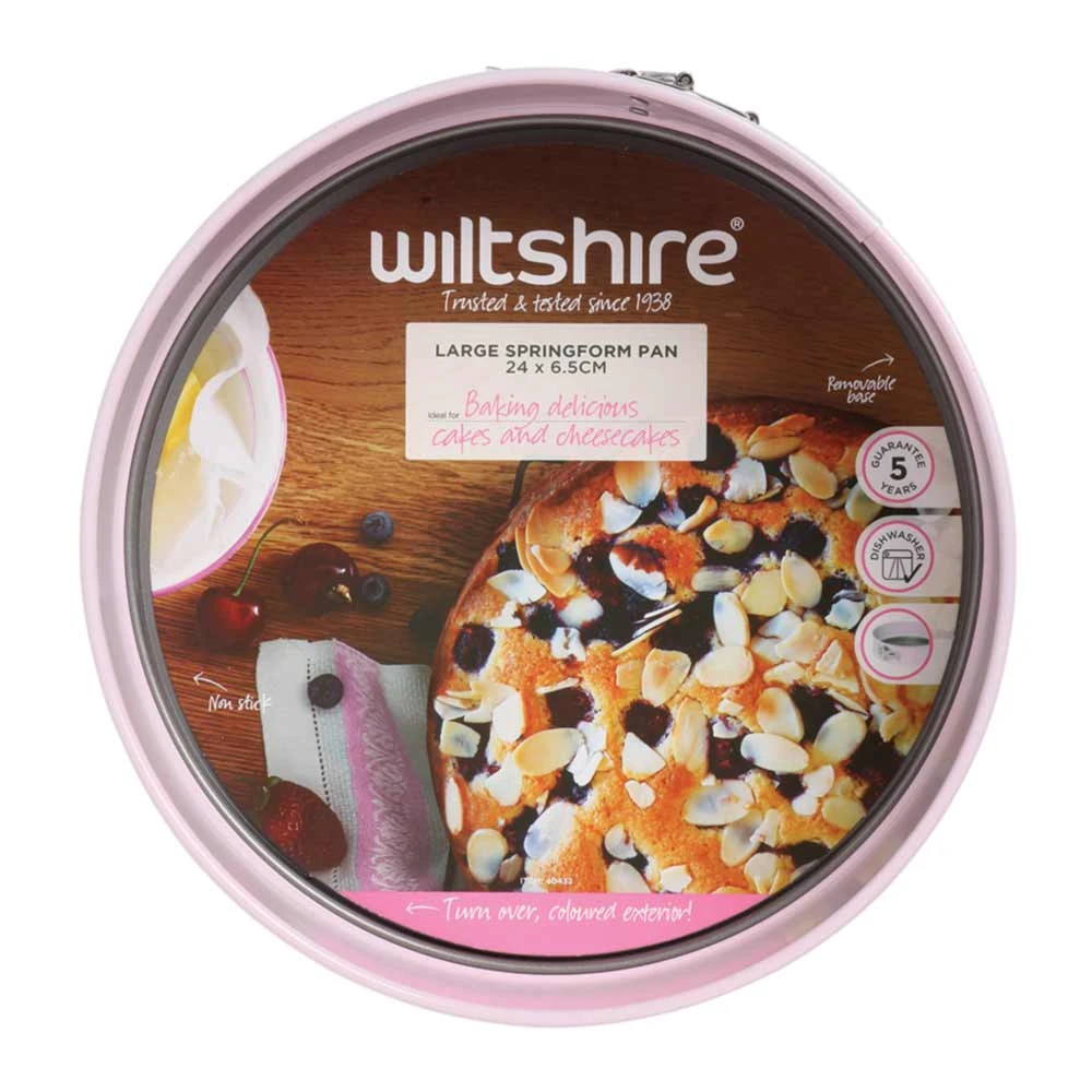 Spring Form Cake Pan Pink 24 Cm 3 Spring Form Cake Pan Pink 24 Cm - Image 3