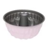 Two Tone Bundt Pan Silver/Pastel Pink 21x9cm