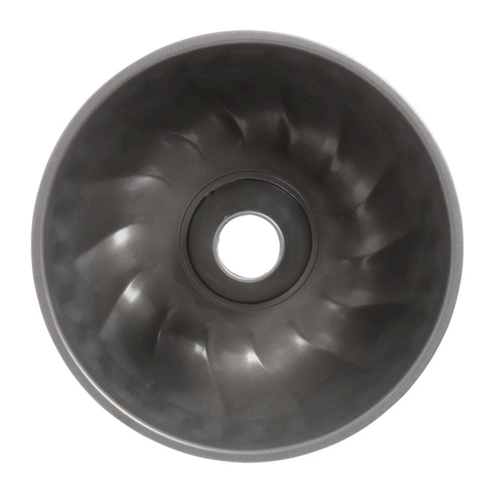 Two Tone Bundt Pan Silver/Pastel Pink 21x9cm 2 Two Tone Bundt Pan Silver/Pastel Pink 21x9cm - Image 2