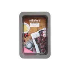 Two Tone Slice Pan Pink 27x17.5x3.5cm -KitchenMaster 9310346404396.PT02