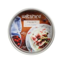 Silver Anodised Round Cake Pan 20x5cm -KitchenMaster 9310346404655.PT02