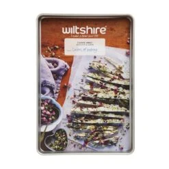 Silver Anodised Cookie Sheet 40x27x2.5cm -KitchenMaster 9310346404679.PT02