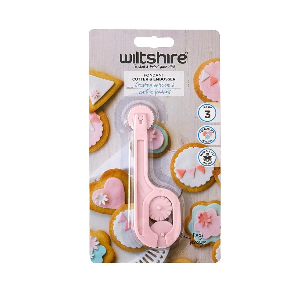 Fondant Cutter & Embosser Set Of 3 2 Fondant Cutter & Embosser Set Of 3 - Image 2