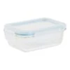 Rectangle Glass Container Clear 370ml