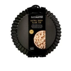 Non Stick Loose Base Round Deep Quiche Pan 25x5.5cm -KitchenMaster Bakemaster Non Stick Loose Base Round Deep Quiche Pan 25x5 5cm 3 2000px