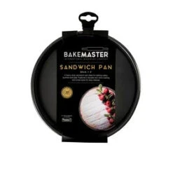 Non Stick Loose Base Round Sandwich Pan 20x3.5cm -KitchenMaster Bakemaster Non Stick Loose Base Round Sandwich Pan 20x3 5cm 3 2000px