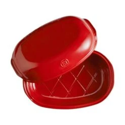Emile Henry Artisan Bread Baker 34x21.5cm Burgundy -KitchenMaster EH345501 Emile Henry Artisan Bread Baker 3L Red 1