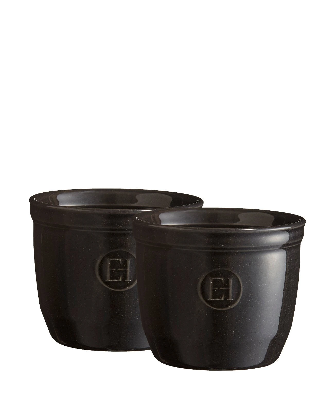 Emile Henry Ramekin Dish No8 Set Of 2 Charcoal 1 Emile Henry Ramekin Dish No8 Set Of 2 Charcoal