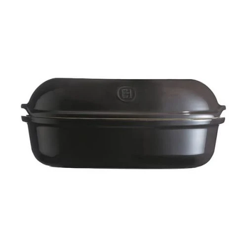 Emile Henry Artisan Bread Baker 34x21.5cm Charcoal 2 Emile Henry Artisan Bread Baker 34x21.5cm Charcoal - Image 2