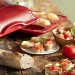 Emile Henry Baguette Baker 39.5x23cm -KitchenMaster Emile Henry Baguette Baker 39 5x23cm Burgundy 6 2000px