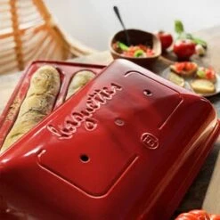 Emile Henry Baguette Baker 39.5x23cm -KitchenMaster Emile Henry Baguette Baker 39 5x23cm Burgundy 7 2000px