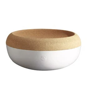 Emile Henry Storage Bowl Large Chalk White 1 Emile Henry Storage Bowl Large Chalk White