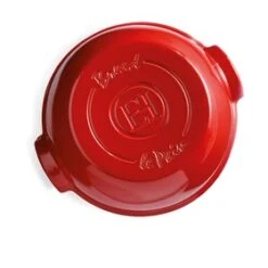 Emile Henry Round Bread Baker 32.5x29.5cm -KitchenMaster Emile Henry Round Bread Baker 32 5x29 5cm Burgundy 2 2000px