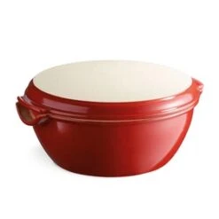 Emile Henry Round Bread Baker 32.5x29.5cm -KitchenMaster Emile Henry Round Bread Baker 32 5x29 5cm Burgundy 5 2000px