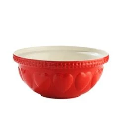 Mason Cash Hearts Mixing Bowl 29cm -KitchenMaster Mason Cash Hearts Mixing Bowl Red 1 2000px