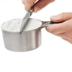 OXO Good Grips Stainless Steel Measuring Cup Set 4pc -KitchenMaster OXO Good Grips 4pc Stainless Steel Measuring Cup Set 8 2000px