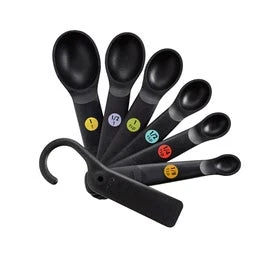 OXO Good Grips Measuring Spoon Set 7pc Black 1 OXO Good Grips Measuring Spoon Set 7pc Black