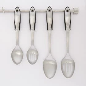 OXO Good Grips Stainless Steel Slotted Spoon 38cm 4 OXO Good Grips Stainless Steel Slotted Spoon 38cm - Image 4