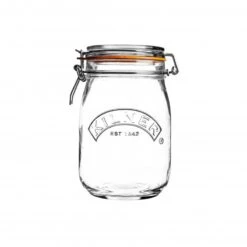 Kilner Round Clip Top Jar Clear Glass 27 Kilner Round Clip Top Jar Clear Glass -KitchenMaster SH 01638