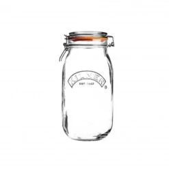 Kilner Round Clip Top Jar Clear Glass 28 Kilner Round Clip Top Jar Clear Glass -KitchenMaster SH 01639