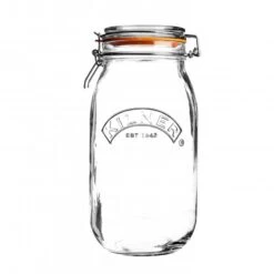 Kilner Round Clip Top Jar Clear Glass 31 Kilner Round Clip Top Jar Clear Glass -KitchenMaster SH 01641